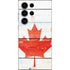 Canada Flag Light Wood Galaxy S24 Ultra Skin